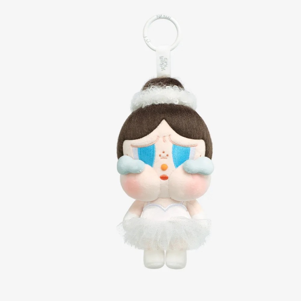 EUC POP MART Official Crybaby Shiny Plush Pendant Series Keychain
